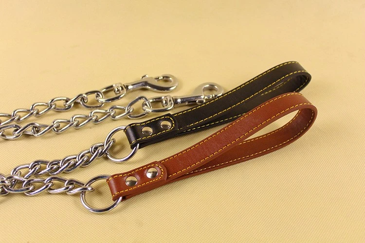 Leather Handle Dog Leash suppliers